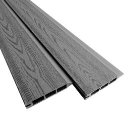 Komposit bræt grå med træstruktur