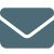 Et ikon af en lukket konvolut i et fladt, minimalistisk design, afbildet i massiv blågrøn med hvid flap. Dette symbol, ofte forbundet med e-mail eller beskeder, er perfekt til kundeserviceapplikationer.