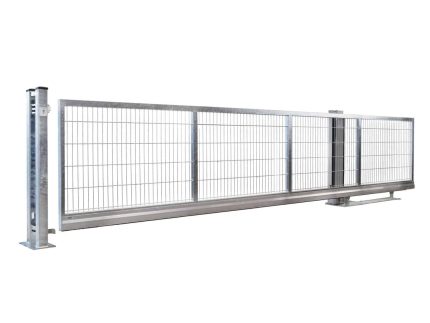 Skydeport automatisk el motor- galvaniseret