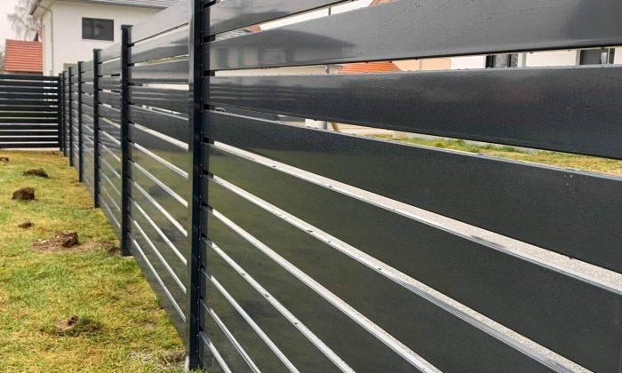 Stål Hegn – Jalousi/Palisade | Pulverlakeret - Billede 10